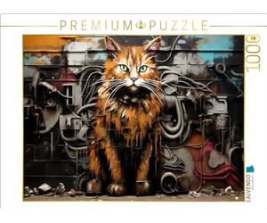 CALVENDO Puzle con Motivo del Calendario de Graffiti, 1000 Piezas, tamaño de 64 x 48 cm, para Horas Felices