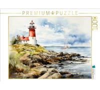 CALVENDO Puzle con un Motivo del Calendario de Vacaciones en la pintoresca Costa del Mar del Norte, 1000 Piezas, tamaño 64 x 48 cm, para Horas Felices