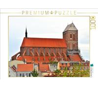 CALVENDO Puzle de Iglesia de San Nicolás WISMAR (1487) | 1000 Piezas, tamaño 64 x 48 cm, para Fotos de Horas Felices