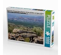 CALVENDO Puzle Tholosgrab micénico Epano Phournos, detrás de la Llanura de Argos con Castillo Larissa, Argolis, Peloponeso, Grecia, 1000 Piezas, tamaño 64 x 48 cm, Puzzle de Fotos para