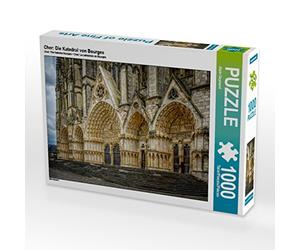 CALVENDO Puzzle Cher: La Catedral de Bourges, 1000 Piezas, tamaño 64 x 48 cm, Imagen de Alain Gaymard