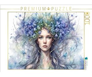 CALVENDO Puzzle con diseño de Calendario de árbol de Princesas, 1000 Piezas, tamaño 64 x 48 cm, para Horas Felices