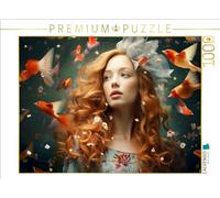 CALVENDO Puzzle con diseño de un Calendario de Cuento de Hadas y Mujeres fabulosas, 1000 Piezas, tamaño 64 x 48 cm, para Horas Felices