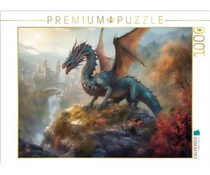 CALVENDO Puzzle con diseño del Calendario en la Tierra de los Hermosos Dragones, 1000 Piezas, tamaño 64 x 48 cm, para Horas Felices