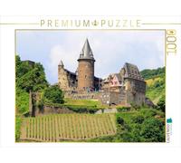 CALVENDO - Puzzle con Forma de Castillo de Acero en Bacharach (1000 Piezas, tamaño de la Ley: 64 x 48 cm)