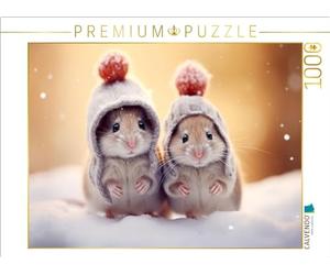 CALVENDO Puzzle con un Motivo del Calendario Un año en la Vida de la Familia Mouse | 1000 Piezas, tamaño 64 x 48 cm, Rompecabezas de Fotos para Horas Felices