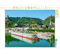 CALVENDO Puzzle de 1000 Piezas, diseño de Barco de Cruce en el Mosel, tamaño de la Ley: 64 x 48 cm, Imagen de Oveja Nina