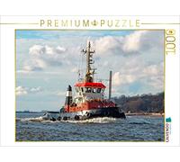 CALVENDO - Puzzle de 1000 Piezas, diseño de Barco de Hamburgo (64 x 48 cm)