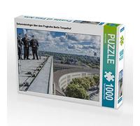 CALVENDO - Puzzle de 1000 Piezas, diseño de deshollinador sobre el Aeropuerto de Berlín, Tempelhof (64 x 48 cm)