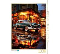CALVENDO Puzzle de Coches Antiguos, 1000 Piezas, tamaño 48 x 64 cm, para Fotos de Horas Felices