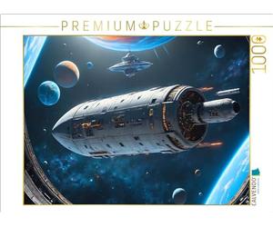 CALVENDO Puzzle de Cohete Explorador en Busca de nuevos Mundos | 1000 Piezas, tamaño 64 x 48 cm, Puzzle fotográfico para Horas Felices