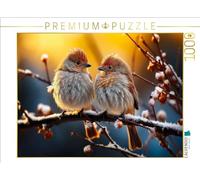 CALVENDO Puzzle de pájaros, debería contarte mi Secreto, 1000 Piezas, tamaño 64 x 48 cm, para Horas Felices