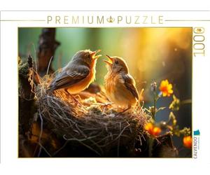 CALVENDO Puzzle de pájaros Que Tenemos Hambre, 1000 Piezas, tamaño 64 x 48 cm, para Horas Felices