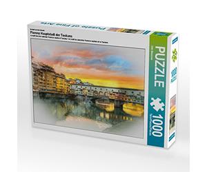 CALVENDO Puzzle Florencia Capital de la Toscana 1000 Piezas tamaño de la Lege 64 x 48 cm Foto de Puzzle de Meutzner Dirk