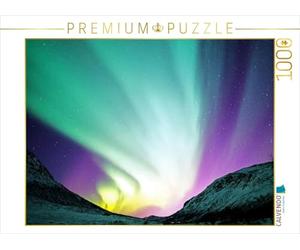 CALVENDO Puzzle Noruega - Luz del Norte en Tromsö 1000 Piezas tamaño de la Lege 64 x 48 cm Foto de Puzzle de H. Bäseman/D. Paterson MC