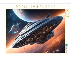 CALVENDO Puzzle OVNI en el Viaje interminable a través del Espacio y el Tiempo | 1000 Piezas, tamaño 64 x 48 cm, Puzzle fotográfico para Horas Felices