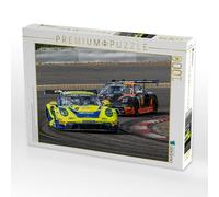 CALVENDO Puzzle Team Joos by Racing, Porsche 911 GT3 R, 1000 Piezas, tamaño de 64 x 48 cm, para Horas Felices