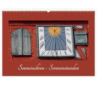 CALVENDO - Relojes de Sol - Horas de Sol (Calendario de Pared 2027 DIN A2 Horizontal), Calendario mensual: descubre la Belleza de los Relojes de Sol