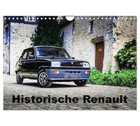 CALVENDO - Renault histórico (calendario de pared 2027 DIN A4 horizontal), calendario mensual: viaje en el tiempo sobre cuatro ruedas - El calendario anual "vehículos Renault históricos"