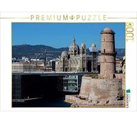 CALVENDO Ruffiamonte - Puzzle (1000 Piezas, 64 x 48 cm), diseño de El MuCEM, la Catedral de la Major y el Fuerte Saint Jean en Marsella