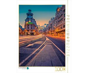 CALVENDO Stefan Becker Gran Vía - Puzzle (1000 Piezas, 48 x 64 cm)