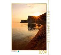 CALVENDO SusaZoom - Puzzle (1000 Piezas, 48 x 64 cm), diseño de Puesta de Sol en la Costa Inglesa