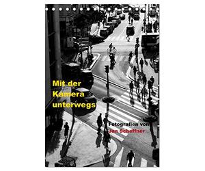 CALVENDO - Viajar con la cámara (calendario de escritorio 2027 DIN A5 alto), calendario mensual: una incursión fotográfica en diferentes ciudades del mundo.