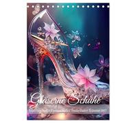CALVENDO - Zapatos de cristal - Zapatos de cuento de hadas llenos de sueños brillantes (calendario de mesa 2027 DIN A5 alto), calendario mensual: pasos mágicos en el brillo de las bombas de cristal