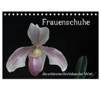 CALVENDO - Zapatos de mujer: las orquídeas más bellas del mundo (calendario de mesa 2027 DIN A5 horizontal), calendario mensual: zapatos de mujer: las orquídeas más bellas del mundo
