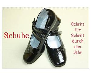 CALVENDO - Zapatos - paso a paso a través del año (calendario de pared 2027 DIN A2 horizontal), calendario mensual: zapatos de diferentes maneras