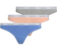 CALVIN KLEIN 000QD5209EW9G THONG 3PK Ropa interior Mujer Multicolor