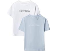 Calvin Klein 2-pack Inst. Logo Ss T-shirtlv1cktja11 Paquete de 2 unidades. Camiseta con logotipo SS Inclusivo de género para niños (Pack de 2)