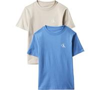 Calvin Klein 2-Pack Monogram Top Lvcksja45b Otros Conjuntos de Ropa, Grey (Oatmeal 13-0401 Tcx), 14 años para Niños
