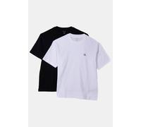 Calvin Klein 2 Pack Unisex Tee Black Talla: M | Camisetas Outlet | Hombre | Negro
