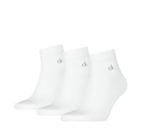 Calvin Klein 8719965009202 CK MEN QUARTER 3P, blanco, 39-42