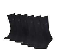 Calvin Klein 8719965009202 CK Men Sock 6P ECOM, Negro, 43-46
