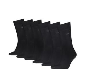 Calvin Klein 8719965009202 CK Men Sock 6P ECOM, Negro, 43-46
