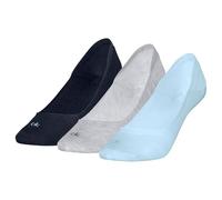 Calvin Klein 8719965009202 CK WOMEN FOOTIE LC 3P, azul claro, 39-42