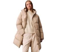 Calvin Klein Abrigo de plumas Mujer Belted Midweight Long con cinturón