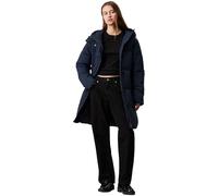 Calvin Klein Abrigo Mujer Logo Belt Long Puffer con cinturón