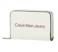 Calvin Klein Accordion Zip Around Ivory
