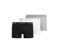 Calvin Klein Algodón Stretch 3 Pack Tronco De Baja Altura, Blanco con Ballena Azul/Flor Silvestre/Bubblegum, Negro, Gris Jaspeado, Blanco, M/L