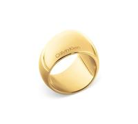 Calvin Klein Anillo para Mujer Colección MODERN PURITY en Acero Inoxidable con chapado ionico Oro Amarillo - 35000834C