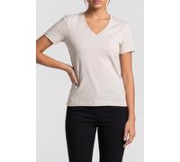 Calvin Klein Archive Jersey V-neck Tee Ba01 Grey Heather Talla: XS | Camisetas de Seda Outlet | Mujer | Gris