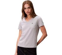 Calvin Klein Archive Jersey VNK tee EU LV047B205G para Mujer, Color Gris (Heroic Grey Heather), XS, Gris (Heroic Grey Heather), XS