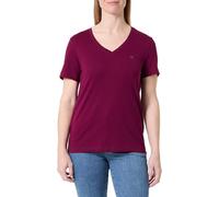Calvin Klein Archive Jersey VNK tee EU LV047B205G para Mujer, Color Morado (Berry Glaze), L, Morado (Berry Glaze), L