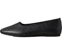 Calvin Klein Bailarinas Mujer Oblique Ballerina Cut LTH con Puntera Redonda, Negro (Triple Black), 40
