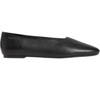 Calvin Klein Bailarinas Mujer Round de Piel, Negro (Triple Black), 40
