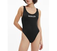 Calvin Klein Bañador de mujer liso sin aros. Negro 38
