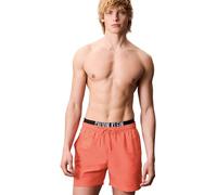 Calvin Klein Bañador Hombre Medium Double con Cintura Ajustable, Naranja (Dazzling Coral), S